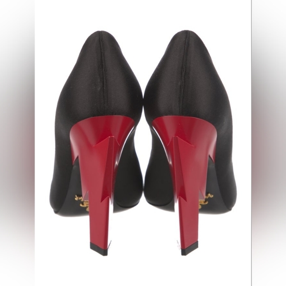 Prada Lightning Bolt Heels - Picture 5 of 12